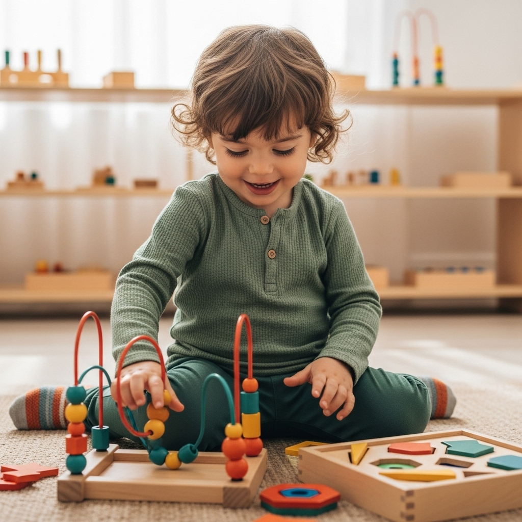 Jouets Montessori : Motricité Fine de Bébé à l’Enfant