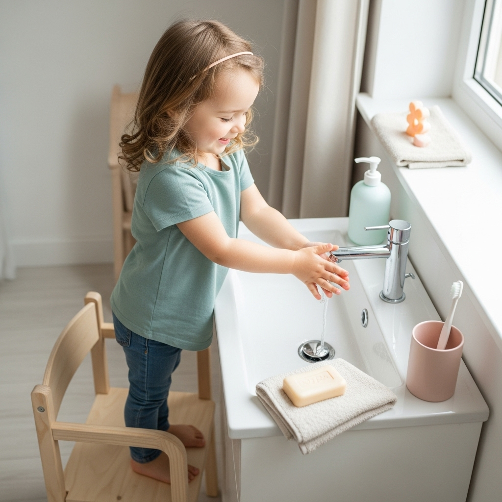 Autonomie Salle de Bain Montessori : Guide Pas à Pas Enfant