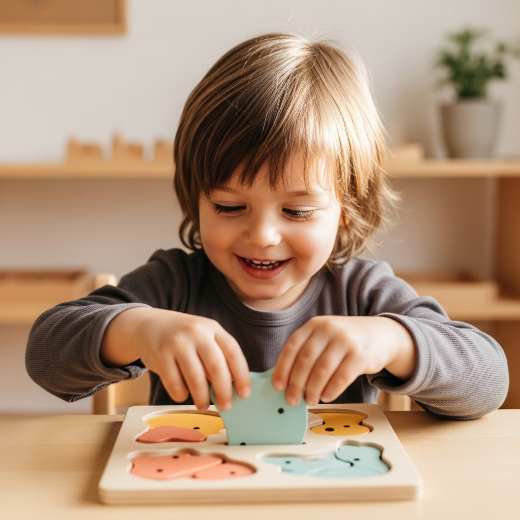 Jeux Montessori 3 ans : Éveiller l’autonomie et les sens