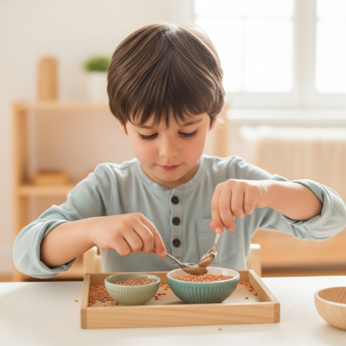 Motricité fine: Confiance en soi enfant Montessori
